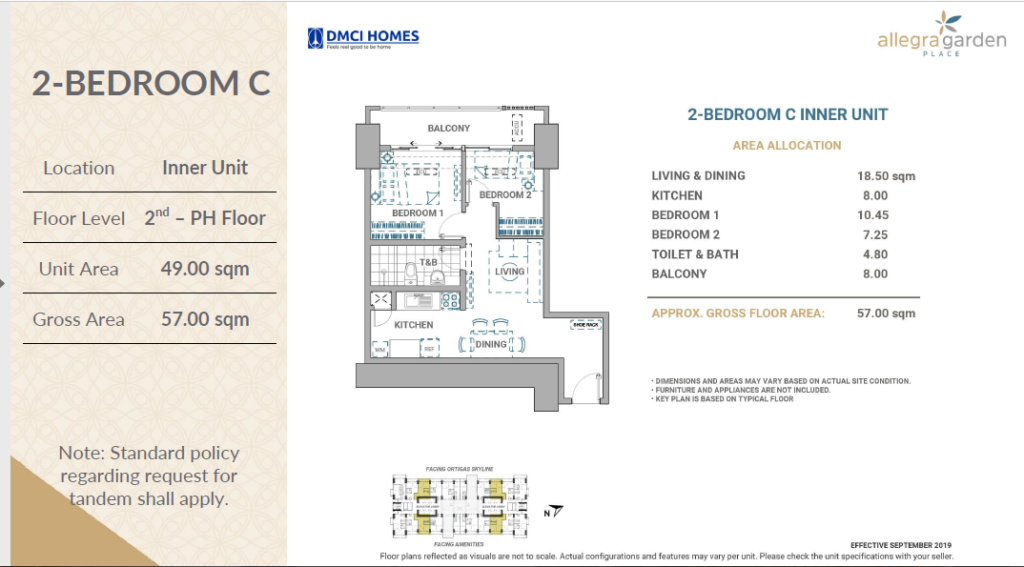 2BR C 57SQM