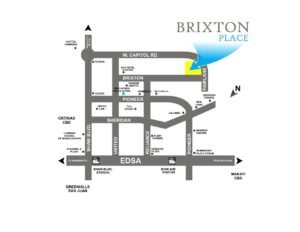 Brixton Place Location and Vicinity Map White