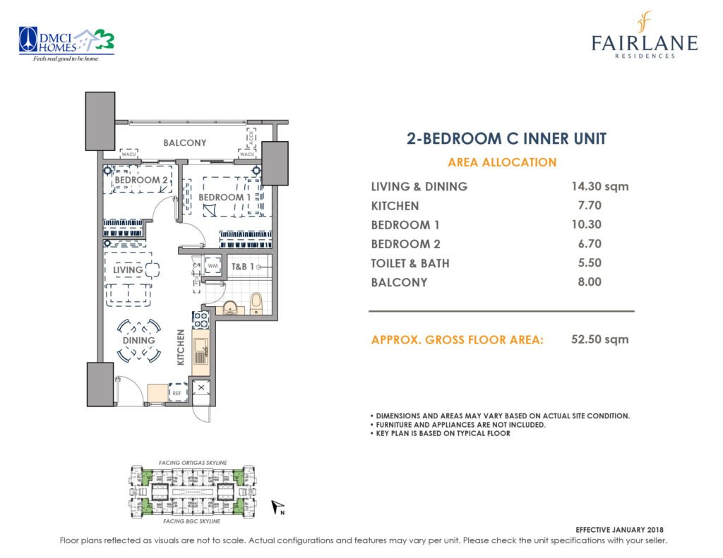 Fairlane Residendes 2 bed room c