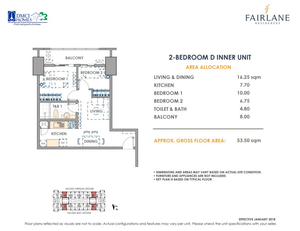 Fairlane Residendes 2 bed room d