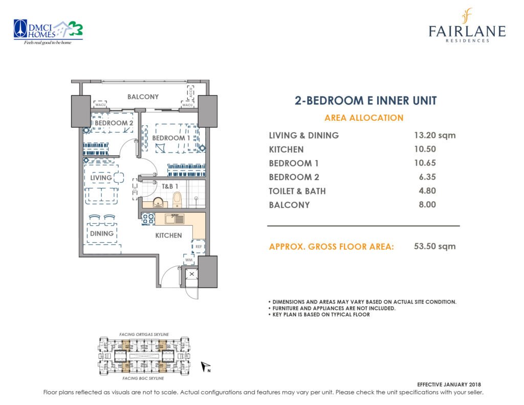 Fairlane Residendes 2 bed room e