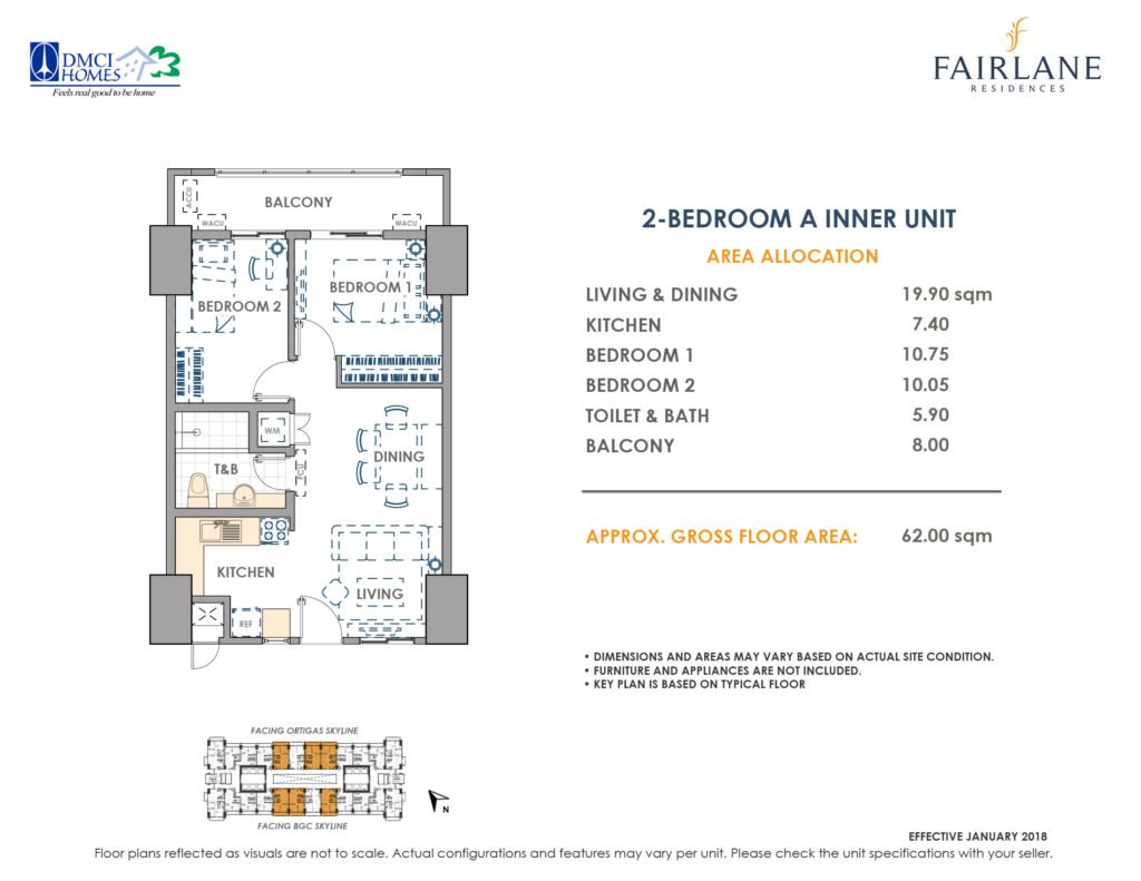 Fairlane Residendes 2bed room a